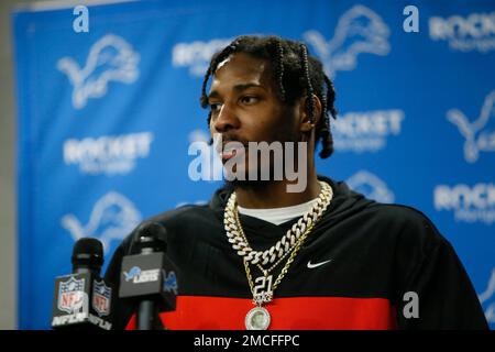 Detroit Lions free safety Tracy Walker III (21) plays against the  Pittsburgh Steelers during an NFL football game, Sunday, Nov. 14, 2021, in  Pittsburgh. (AP Photo/Justin Berl Stock Photo - Alamy