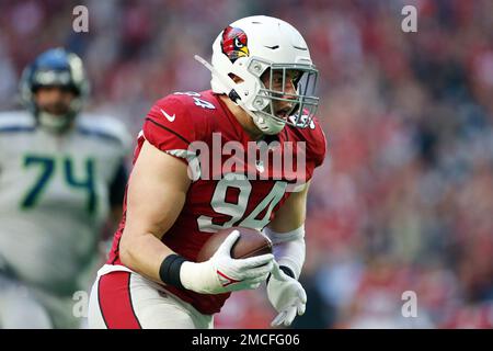 Seattle Seahawks offensive tackle Jake Curhan (74) looks on during the NFL  football team's training camp, Wednesday, Aug. 9, 2023, in Renton, Wash.  (AP Photo/Lindsey Wasson Stock Photo - Alamy