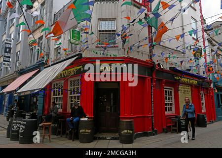 Dame Tavern, Irish Republican proclamation , 18 Dame Ct, Dublin 2, D02 W683, Eire, Ireland Stock Photo