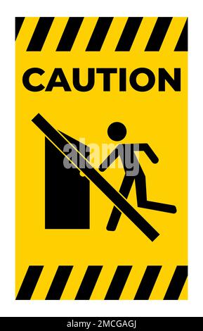 No Exit Sign On White Background Stock Vector