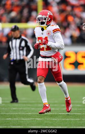 Kansas City Chiefs cornerback Mike Hughes during the second half of an