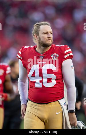 San Francisco 49ers long snapper Taybor Pepper (46) during an NFL