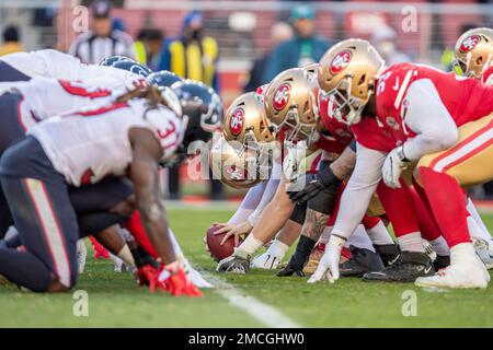 San Francisco 49ers long snapper Taybor Pepper (46) against the Kansas City  Chiefs during an NFL football game in Santa Clara, Calif., Sunday, Oct. 23,  2022. (AP Photo/Jed Jacobsohn Stock Photo - Alamy