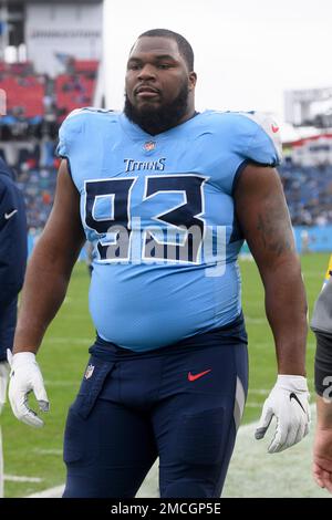 Tennessee Titans defensive tackle Teair Tart (93) stands on the