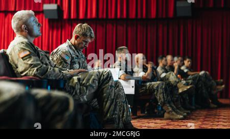 Col. Michael van Welie, left Deputy Commander, Interoperability, 25th ...