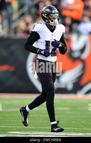 Baltimore Ravens Wide Receiver Rashod Bateman Works Out During The Team ...