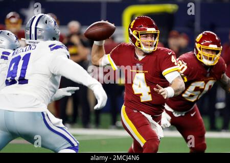 Dallas Cowboys defensive tackle Carlos Watkins (91) is seen during a wild  card NFL football game against the San Francisco 49ers, Sunday, Jan. 16,  2022, in Arlington, Texas. San Francisco won 23-17. (