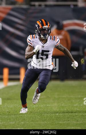 Chicago Bears wide receiver Nsimba Webster (10) during an NFL Preseason  football game against the Seattle