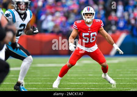 Buffalo Bills Matt Milano #58 American Football Game Royal - 3D