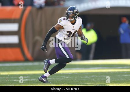 Baltimore Ravens safety Chuck Clark (36) is shown against the Cleveland  Browns in the first half of an NFL football game, Sunday, Oct. 23, 2022, in  Baltimore. (AP Photo/Julio Cortez Stock Photo - Alamy