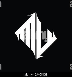 UM Logo monogram diamond abstract shape vector images design template ...