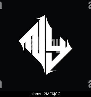 YN Logo monogram diamond abstract shape vector images design template ...