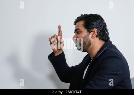 05th Nov, 2021. 'Squid Game' actor Anupam Tripathi throws first pitch  Anupam Tripathi, the Indian actor who appeared in the hit Netflix series  Squid Game, waves before throwing out the first pitch