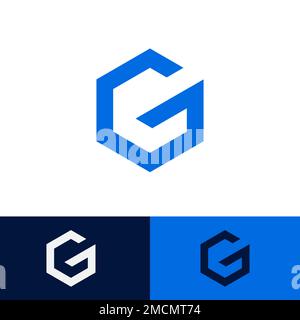 Letter G logo icon design template elements Vector eps Stock Vector