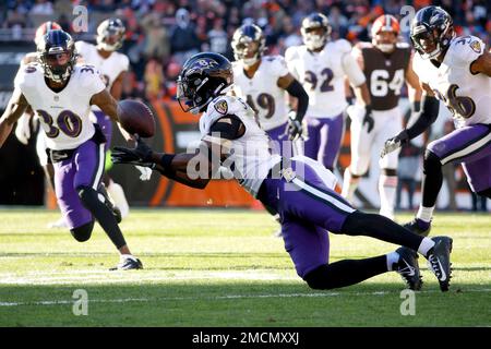 Baltimore Ravens cornerback Brandon Stephens (21) defends against the New  York Giants during an NFL football game Sunday, Oct. 16, 2022, in East  Rutherford, N.J. (AP Photo/Adam Hunger Stock Photo - Alamy