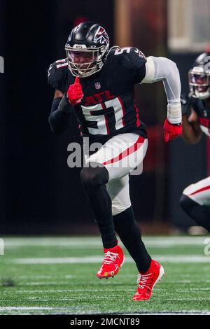 Atlanta Falcons outside linebacker Brandon Copeland (51) lines up