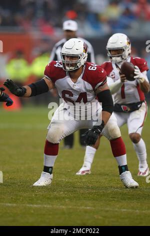 Arizona Cardinals center Sean Harlow (64) with his helmet off after playing  the Seattle Seahawks during an NFL Professional Football Game Sunday, Jan.  9, 2022, in Phoenix. (AP Photo/John McCoy Stock Photo - Alamy