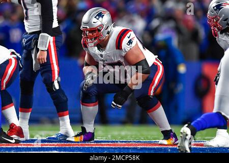 Buffalo Bills guard Ike Boettger (65) walks off the field following the  second half of an NFL football game against the New England Patriots in  Orchard park, N.Y., Monday Dec. 6, 2021. (