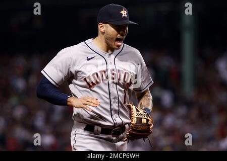 Houston Astros shortstop Carlos Correa (1) in the first inning during a  baseball game against the Arizona Diamondbacks, Monday, May 30, 2016, in  Phoenix. (AP Photo/Rick Scuteri Stock Photo - Alamy