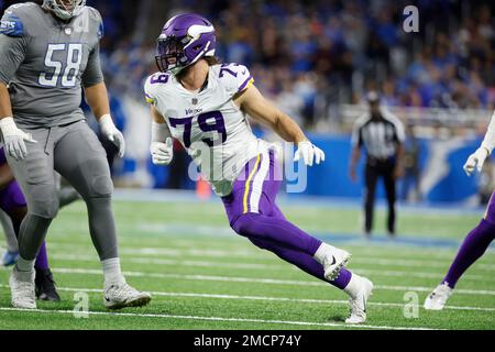 Minnesota Vikings defensive end Kenny Willekes (79) in action during an NFL  preseason football game against the Indianapolis Colts, Saturday, Aug. 21,  2021 in Minneapolis. Indianapolis won 12-10. (AP Photo/Stacy Bengs Stock  Photo - Alamy