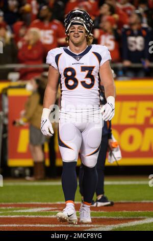 INGLEWOOD, CA - DECEMBER 25: Denver Broncos tight end Andrew Beck