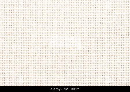 white texture of cotton fabric, natural linen background Stock Photo