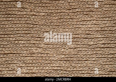 the background is natural, eco-friendly, woven from jute Stock Photo