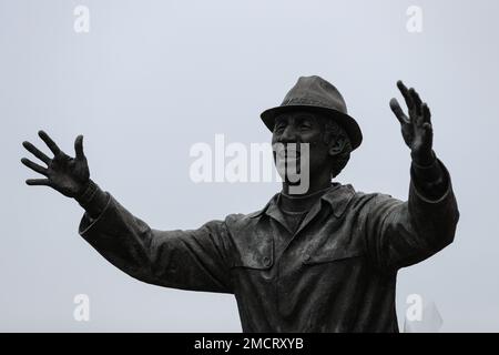 The Statue Of Bob Stokoe Outside Of The Stadium Of Light, Sunderland ...