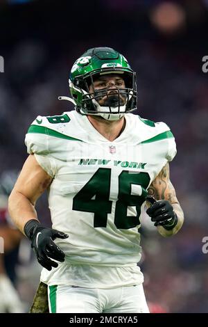 USA. 29th July, 2022. July 29, 2022, Florham Park, New Jersey, USA: New  York Jets' fullback Nick Bawden (48) makes a catch during Jets training camp  at the Atlantic Health Jets Training