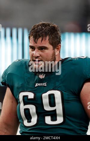 Philadelphia Eagles' Landon Dickerson runs onto the field before an NFL  football game against the New York Giants, Sunday, Dec. 26, 2021, in  Philadelphia. (AP Photo/Matt Rourke Stock Photo - Alamy