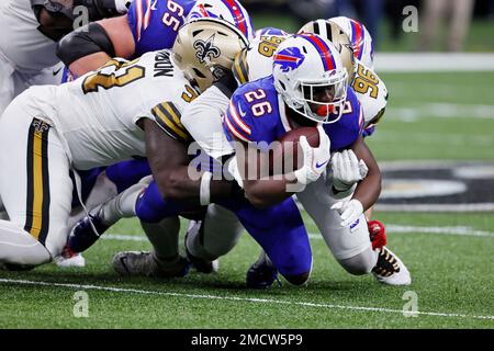 New Orleans Saints' Josiah Bronson in action during an NFL