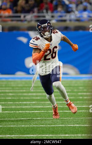 Chicago Bears safety Elijah Hicks (37) drops back in coverage during an NFL  preseason football game against the Cleveland Browns, Saturday Aug. 27,  2022, in Cleveland. (AP Photo/Kirk Irwin Stock Photo - Alamy