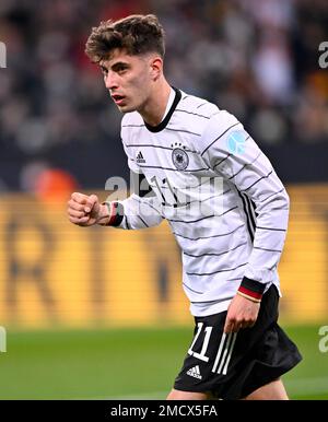 Goal celebration with Kai Havertz GER, Jonathan Tah GER, David Raum GER
