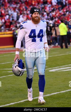 Dallas Cowboys long snapper Jake McQuaide (44) warms up before an NFL  football game, Thursday, Dec. 2, 2021, in New Orleans. (AP Photo/Tyler  Kaufman Stock Photo - Alamy