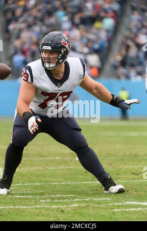 Houston Texans center Jimmy Morrissey (79) looks on during the NFL football  team's training camp at Houston Methodist Training Center, on Wednesday,  July 26, 2023, in Houston. (AP Photo/Maria Lysaker Stock Photo - Alamy