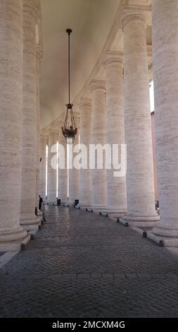 columns in the vatican in rome Stock Photo
