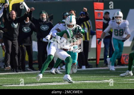 Miami Dolphins wide receiver Jaylen Waddle (17) runs a play during an NFL  football game against the Cleveland Browns, Sunday, Nov. 13, 2022, in Miami  Gardens, Fla. (AP Photo/Doug Murray Stock Photo - Alamy