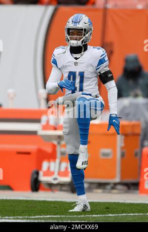 Detroit Lions cornerback AJ Parker (41) defends during a preseason NFL  football game, Sunday, Aug. 28, 2022, in Pittsburgh, PA. (AP Photo/Matt  Durisko Stock Photo - Alamy