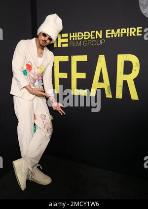 Los Angeles, Ca. 21st Jan, 2023. Quincy at the world premiere of Fear at the Directors Guild of America in Los Angeles, California on January 21, 2023. Credit: Walik Goshorn/Media Punch/Alamy Live News Stock Photo