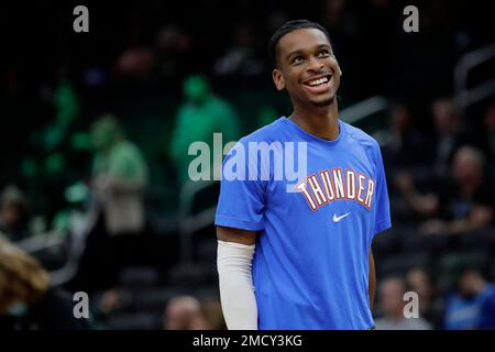 Oklahoma City Thunder's Shai Gilgeous-Alexander (2) during an NBA media day  Monday, Sept. 26, 2022, in Oklahoma City. (AP Photo/Sue Ogrocki Stock Photo  - Alamy