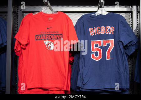 Cleveland Guardians T-Shirts in Cleveland Indians Team Shop 