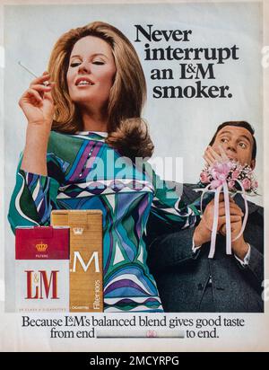 Vintage 15 October 1968 'Look' magazine issue advert, USA Stock Photo