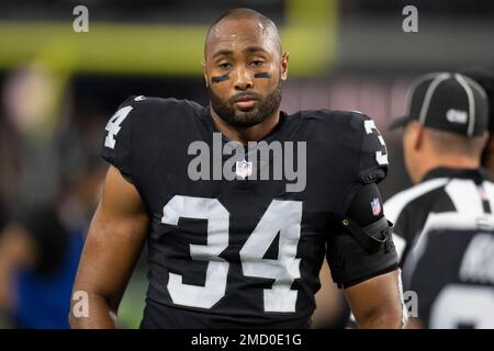 Las Vegas Raiders outside linebacker K.J. Wright (34) during an