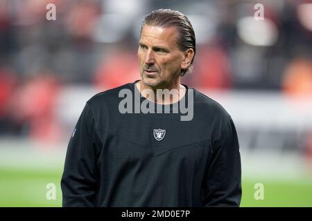 Talking with Las Vegas Raiders offensive coordinator Greg Olson