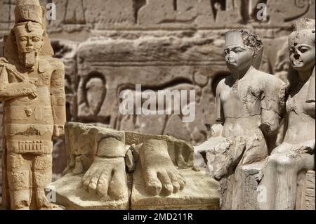 The Ramesseum is the funerary temple of Pharaoh Ramses II in Egypt.It ...