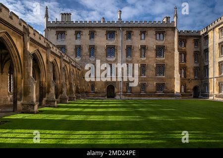New Court at St Johns College Cambridge, Cambridge University, Cambridge, Cambridgeshire, England, UK Stock Photo