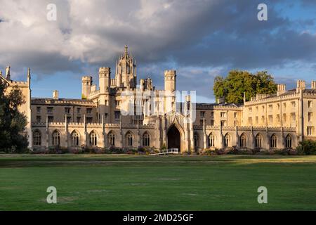 New Court, St John's College Cambridge, Cambridge University, Cambridge, Cambridgeshire, England, UK Stock Photo
