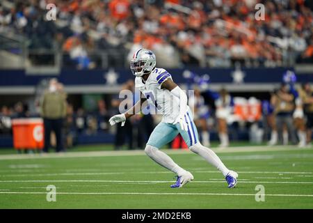 Dallas Cowboys cornerback Trevon Diggs (7) looks on during an NFL football  game against the Arizona Cardinals in Arlington, Texas, Sunday, Jan. 2,  2022. (AP Photo/Ron Jenkins Stock Photo - Alamy