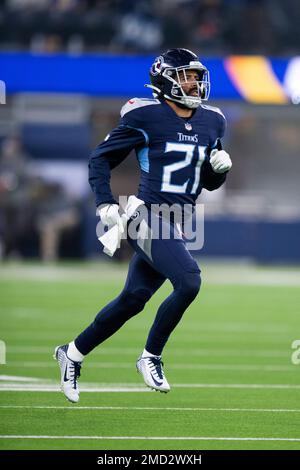 Tennessee Titans defensive back Matthias Farley (21) during an NFL football  game against the Seattle Seahawks, Sunday, Sept. 19, 2021, in Seattle. The  Titans won 33-30 in overtime. (AP Photo/Ben VanHouten Stock Photo - Alamy