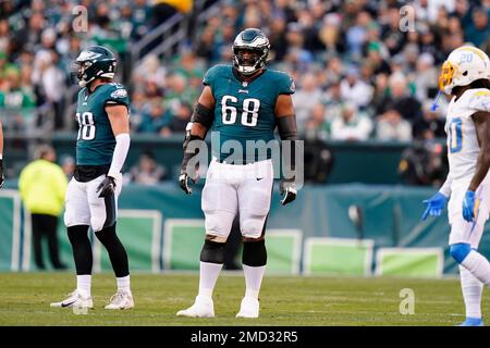 Philadelphia Eagles' Jordan Mailata in action during an NFL football game,  Sunday, Jan. 8, 2023, in Philadelphia. (AP Photo/Matt Rourke Stock Photo -  Alamy